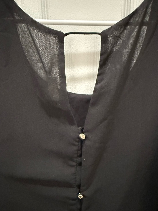 mine Neon Coral and Black Sleeveless Top Large - Picture 5 of 12